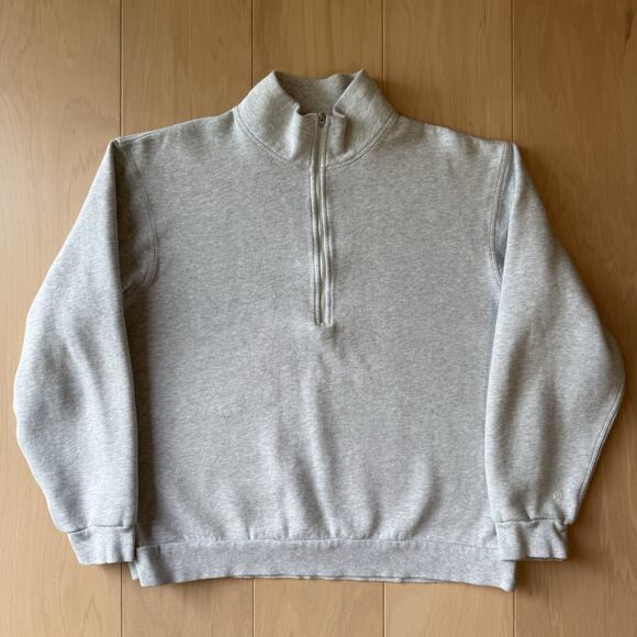 Lululemon 1/4 Zip Fleece Pullover Women's Large Gray Athleisure Sportswear - Picture 2 of 9